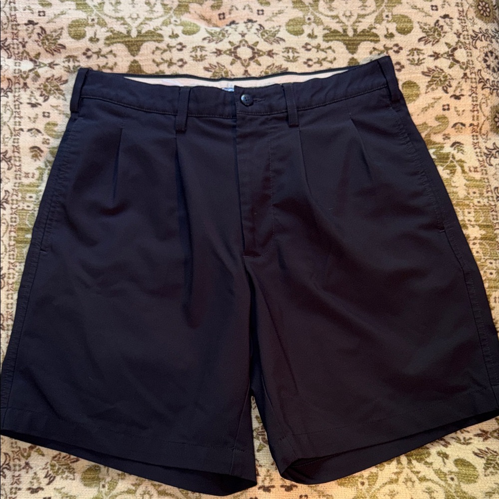 FootJoy Navy Men's Pleated Shorts